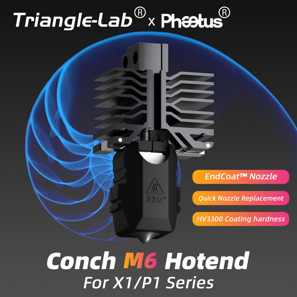 Corexy 3D Printer Kit - Trianglelab&Phaetus New Conch Hotend M6 EndCoat