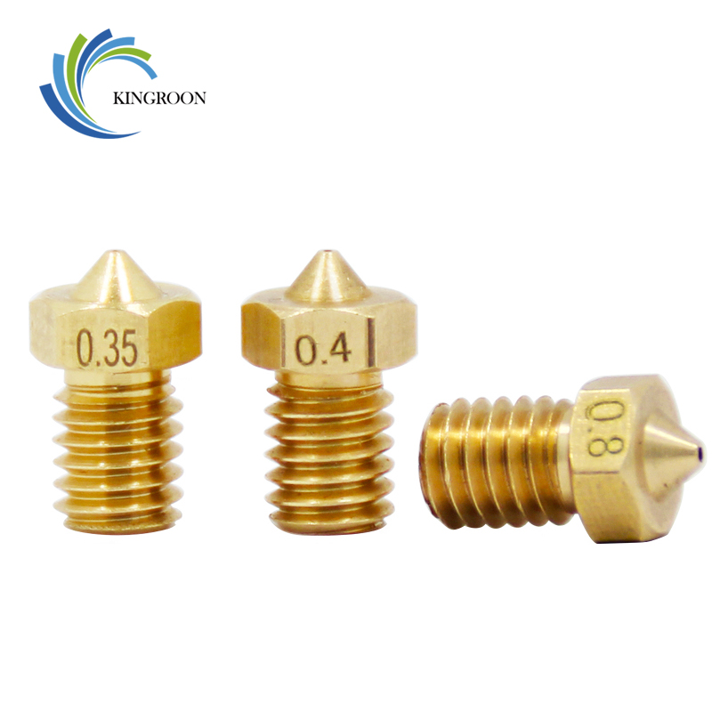 5pcs/lot V5 V6 Nozzle 0.2 0.25 - Direct Drive Extruder 评论和价格