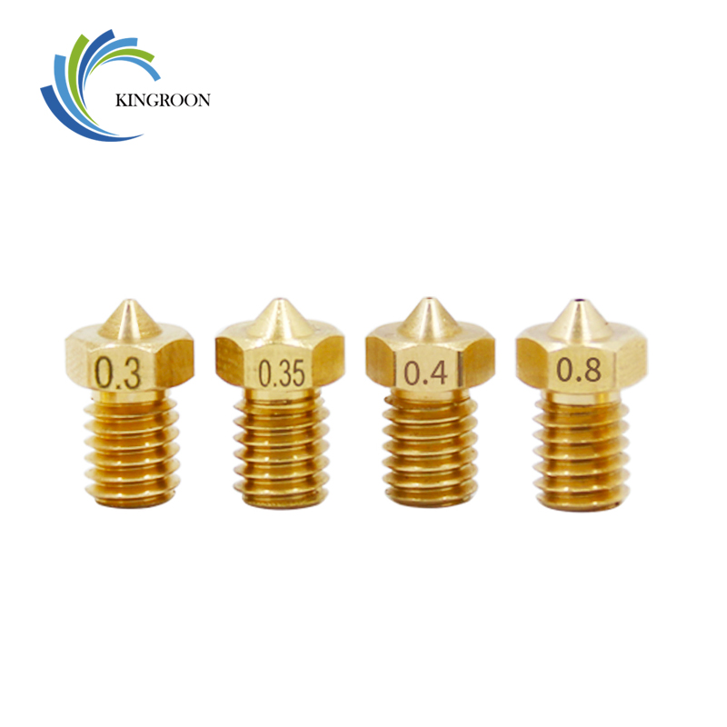 5pcs/lot V5 V6 Nozzle 0.2 0.25 - Direct Drive Extruder 评论和价格