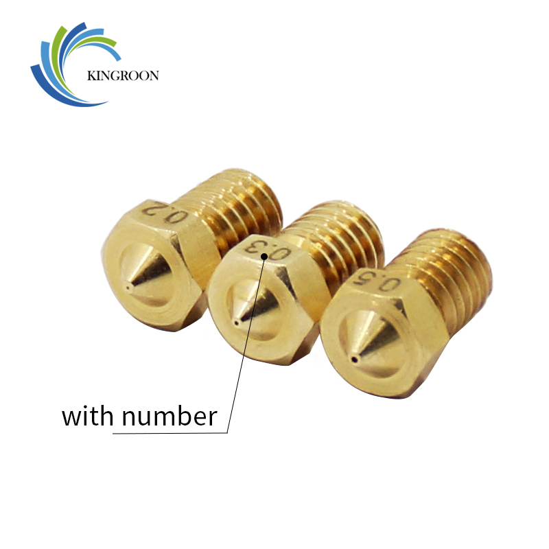 5pcs/lot V5 V6 Nozzle 0.2 0.25 - Direct Drive Extruder 评论和价格