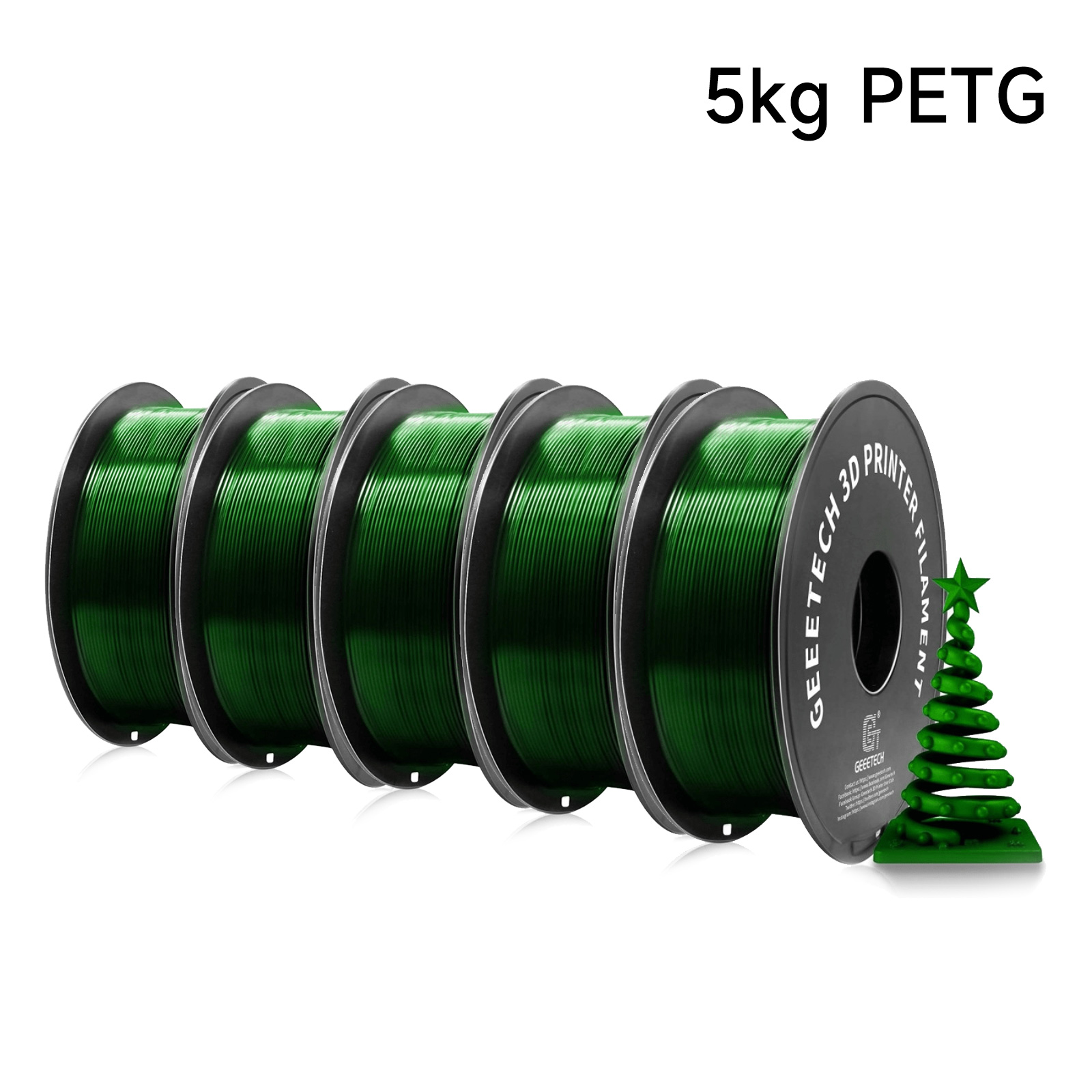 Geeetech 5kg PETG 1.75mm Filam - Filament 1.75 评论和价格