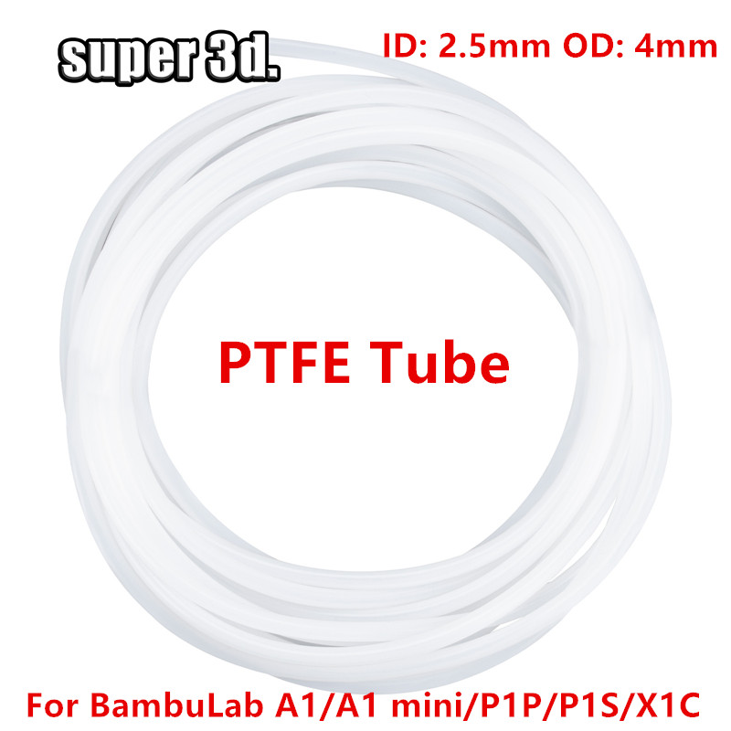 1/2/50M Bambu Lab PTFE Tube ID - Direct Drive Extruder 评论和价格