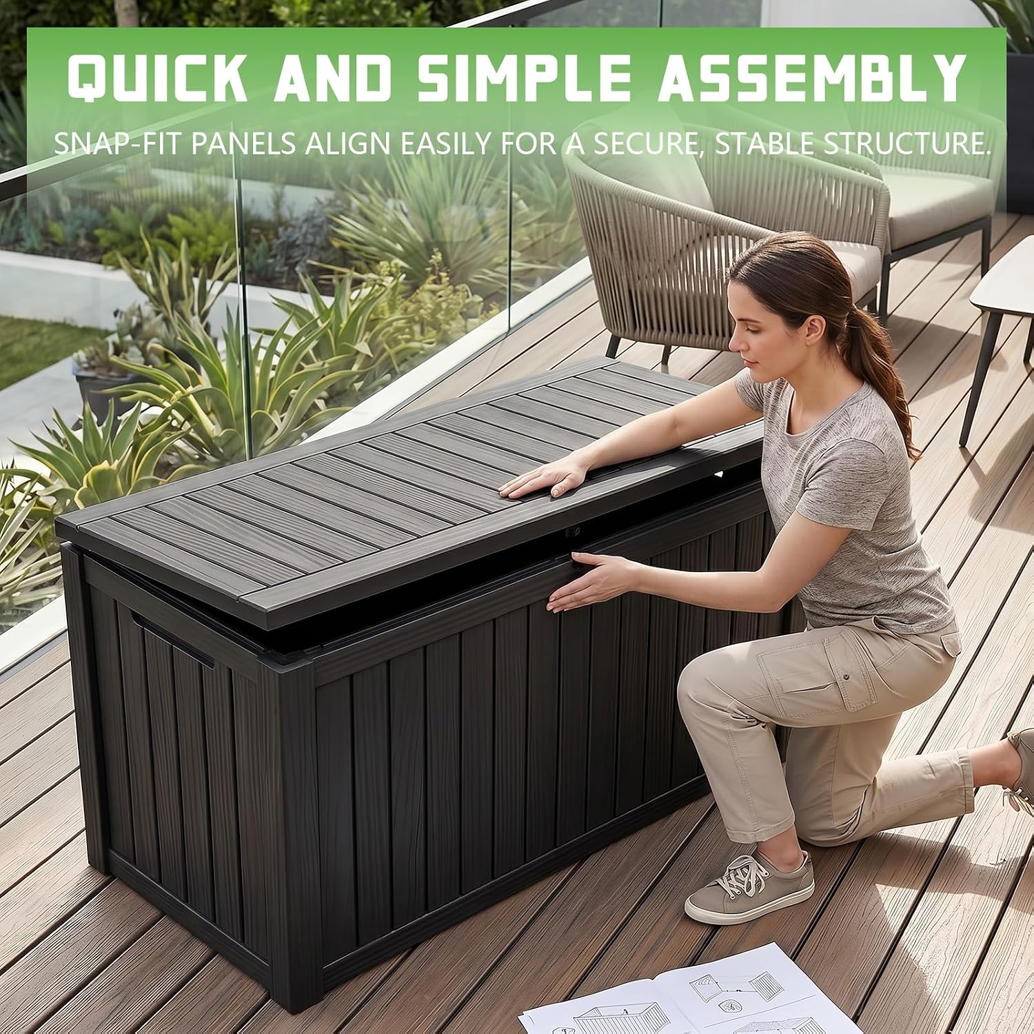 200 Gallon Lockable Resin Deck - Uv Resin 评论和价格