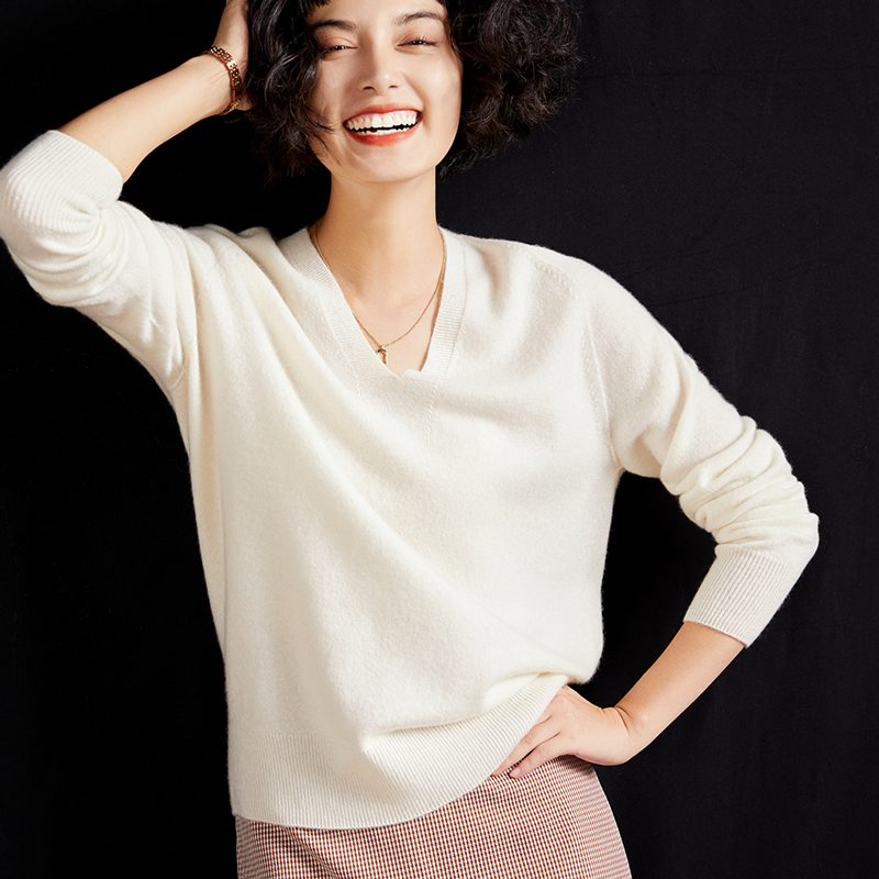 Women's 100% Pure Cashmere Pul - Resin Vat 评论和价格