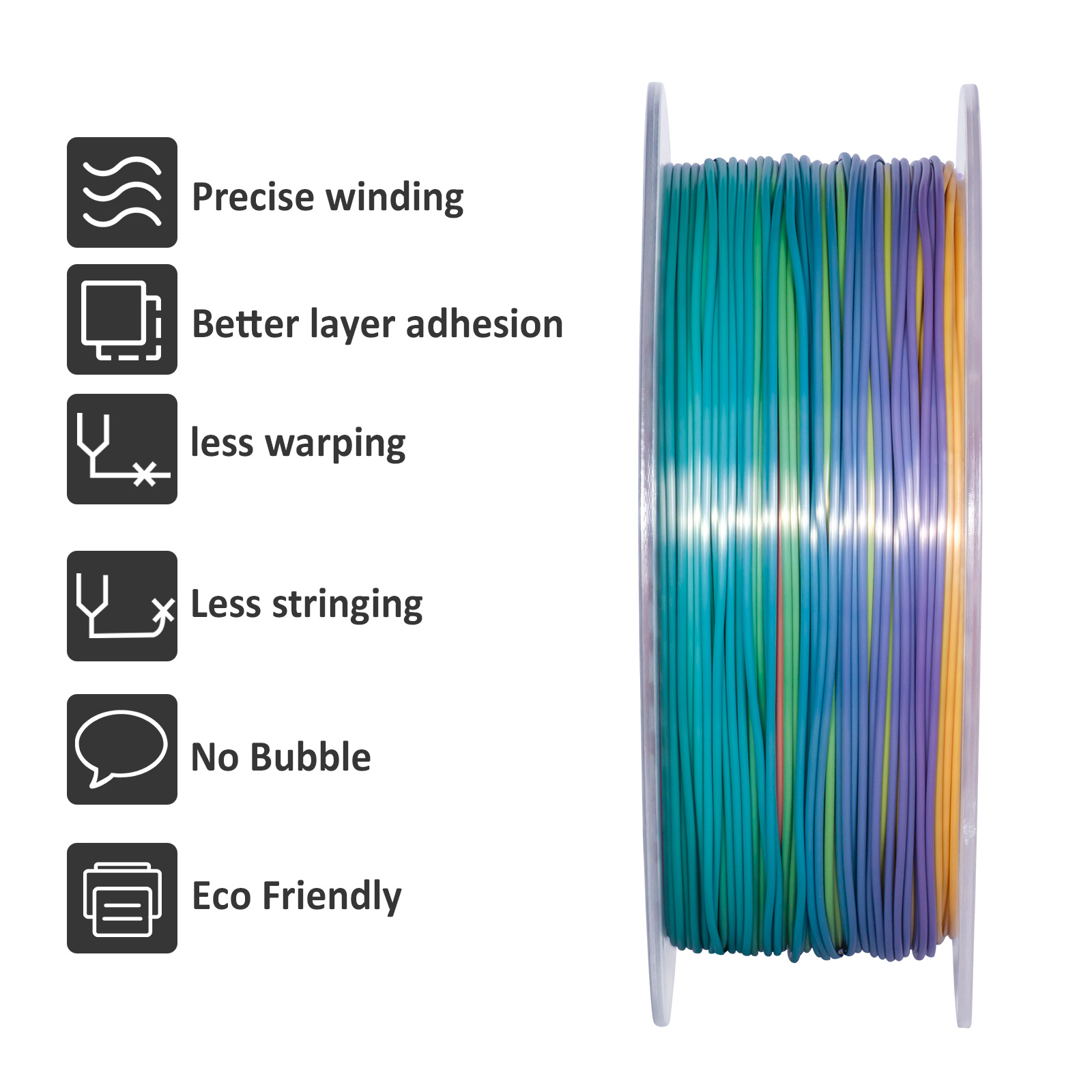 GEEETECH 5Kg 3D Silk PLA Filam - Filament 1.75 评论和价格